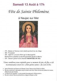 Fête de Sainte-Philomène 2016