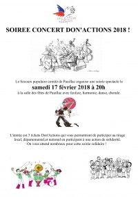 Soirée Concert Don'Actions 2018