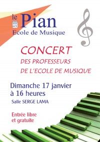 Concert des Professeurs de l'Ecole de Musique