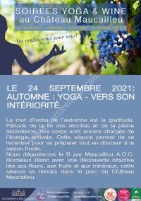 Soirée Yoga & Wine - Soirée Automne