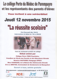 Conférence débat à Parempuyre