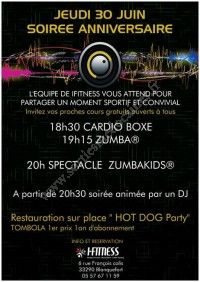 Soirée Anniversaire I-Fitness