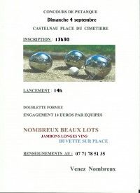 Concours de Pétanque