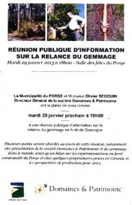 Réunion : La relance du gemmage