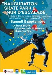 Inauguration Skate Park & Mur d'Escalade