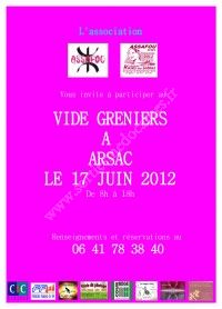 VIDE GRENIER ARSAC