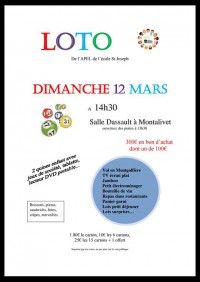 LOTO DE L'ECOLE