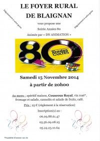 SOIREE ANNEES 80
