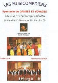 Spectacle des Musicomédiens