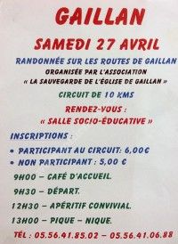 Randonnée sur les Routes de Gaillan