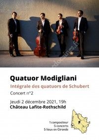 Concert : Quatuor Modigliani
