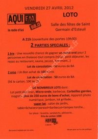 Loto Anniversaire Aqui FM