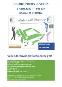 Journée portes ouvertes Balata Golf Practice 2022