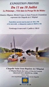 Exposition Photos Le Printemps, l'Eté dans la Presqu'île du Médoc