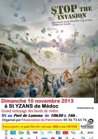 Nettoyage des bords de rivière