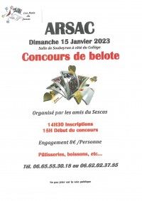 CONCOURS DE BELOTE