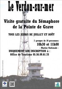 Visite du Sémaphore de la Pointe de Grave