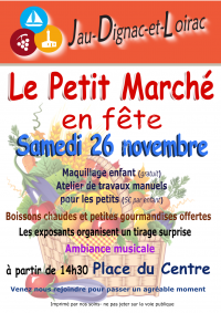 Petit marché en fête