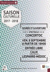 Concertoc : Soirée d'Ouverture de la Saison 2017-2018