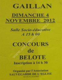 Concours de Belote