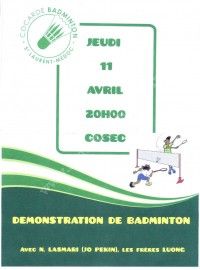 Démonstration de Badminton