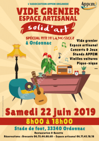 Solid'Art vide grenier, artisanal et musical