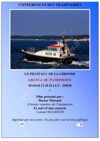 Conférence Le Pilotage de la Gironde