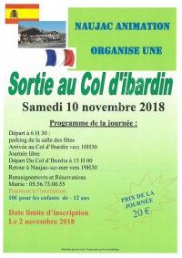 Sortie au Col d'Ibardin