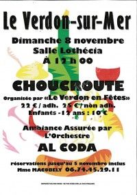 Déjeuner Choucroute