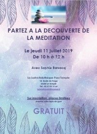 Partez à la découverte de la méditation
