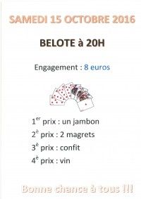 Concours de Belote