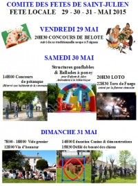 Fête à Saint Julien