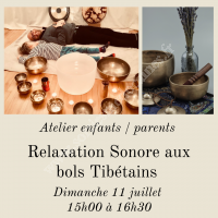 Atelier de relaxation sonore enfants/parents