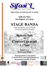 Stage de Banda Suivi d'un Concert