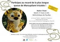 Participez au record de la plus longue queue de Marsupilami tricotée