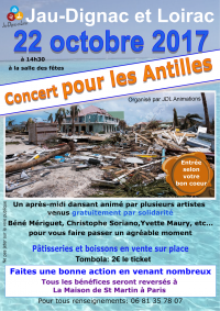 Concert de soutien Ensemble pour les Antilles