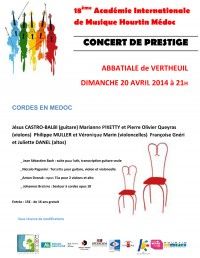 Concert Cordes en Médoc