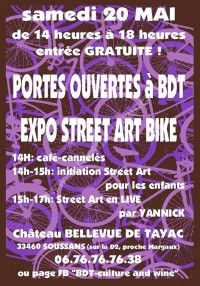 Portes Ouvertes à BDT - Expo Street Art Bike