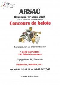 Concours de belote