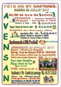 Fête de Saint-Raphaël 2017