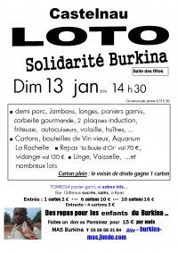 LOTO Solidarité MAS Burkina