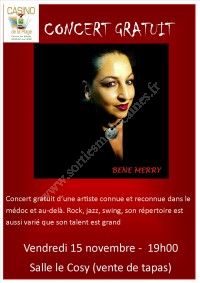 Concert gratuit - Béné Merry