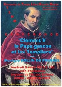 Conférence : Clément V, le Pape gascon et les Templiers