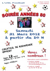 Soirée Année 80