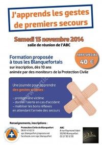 Initiation aux gestes de premiers secours