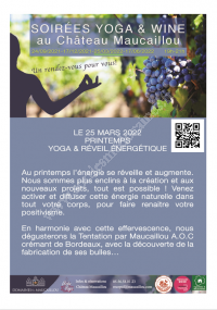 Soirée YOGA & WINE - Soirée Printemps