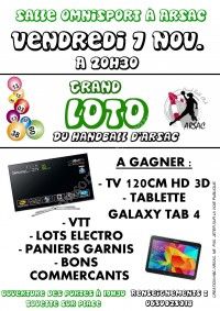 Loto du Hand Ball Club Arsac