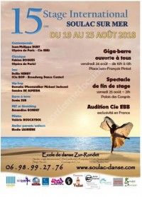 Stage International de danse d'été 2018