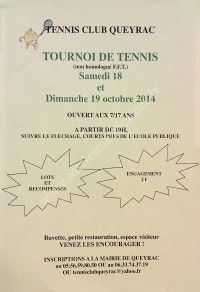 Tournoi de Tennis