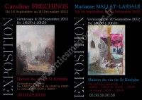 Exposition Caroline Frechinos et Marianne Mallat-Lassale